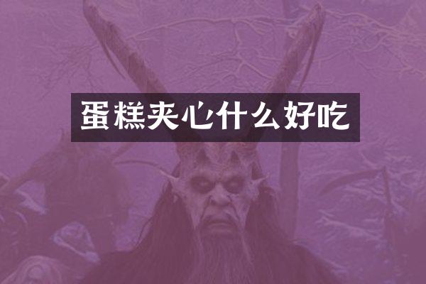 蛋糕夹心什么好吃