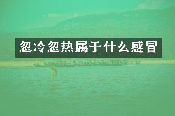 忽冷忽热属于什么感冒