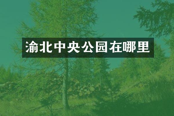 渝北中央公园在哪里