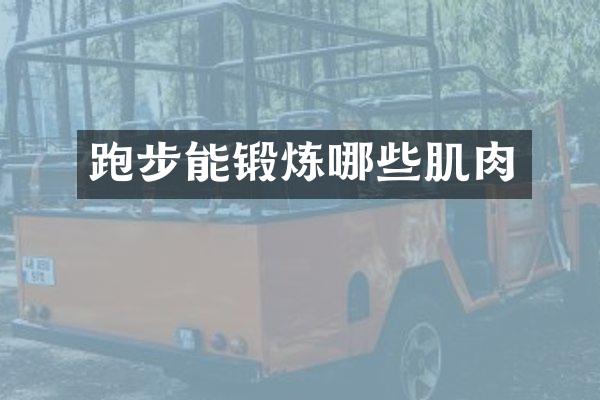 跑步能锻炼哪些肌肉