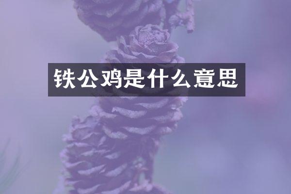 铁公鸡是什么意思