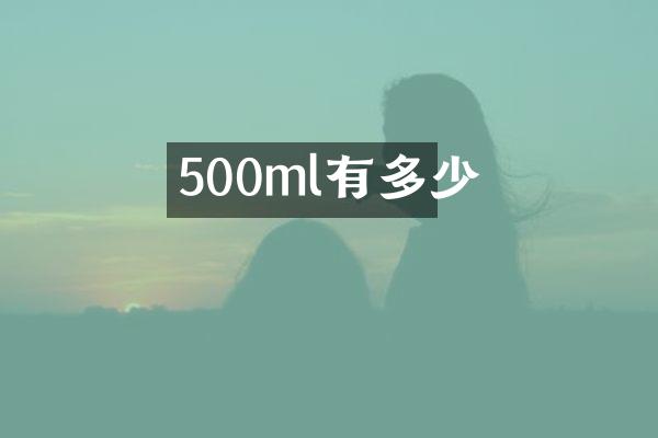 500ml有多少