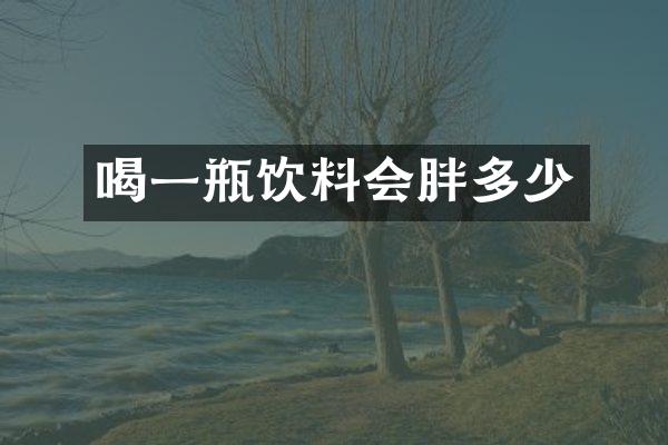 喝一瓶饮料会胖多少