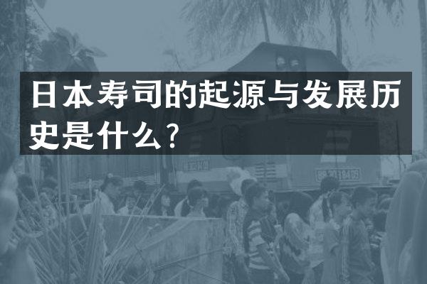日本寿司的起源与发展历史是什么？
