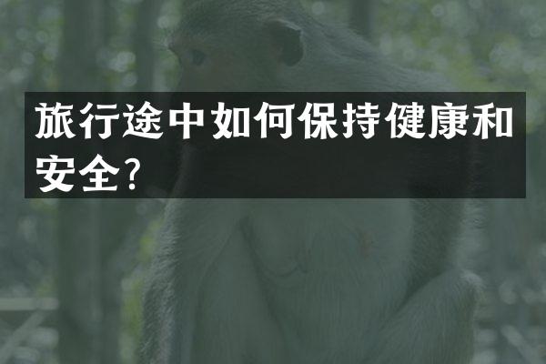 旅行途中如何保持健康和安全？