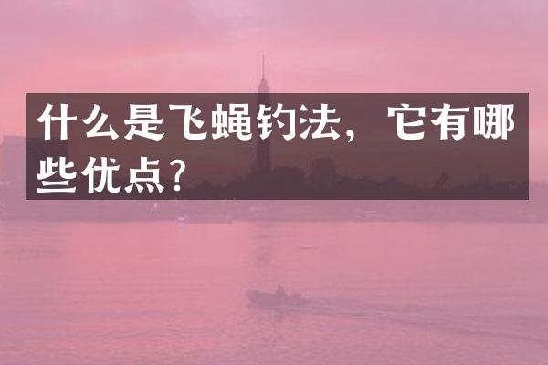 什么是飞蝇钓法，它有哪些优点？
