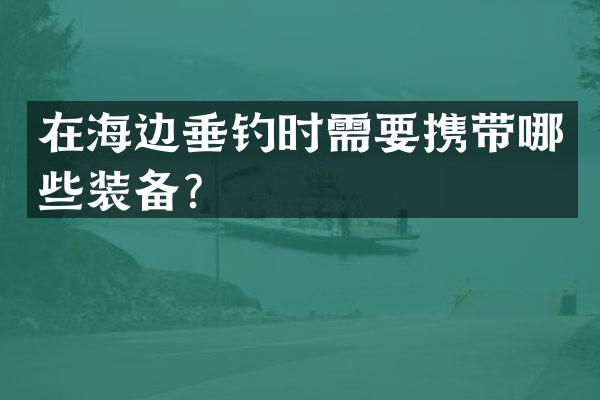 在海边垂钓时需要携带哪些装备？