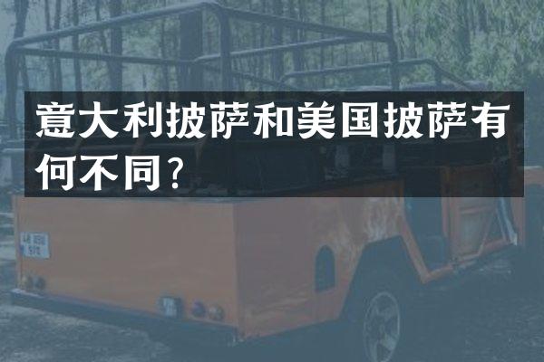 意大利披萨和美国披萨有何不同？