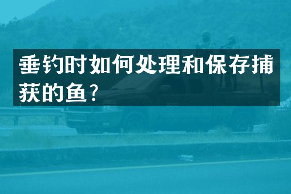 垂钓时如何处理和保存捕获的鱼？