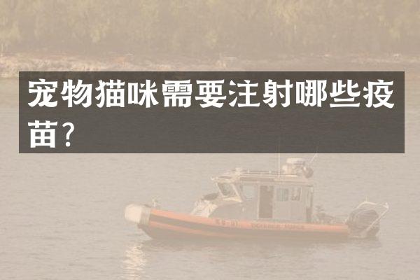 宠物猫咪需要注射哪些疫苗？