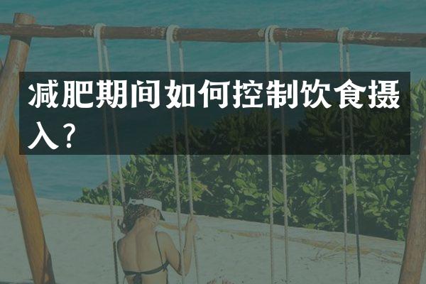 减肥期间如何控制饮食摄入？
