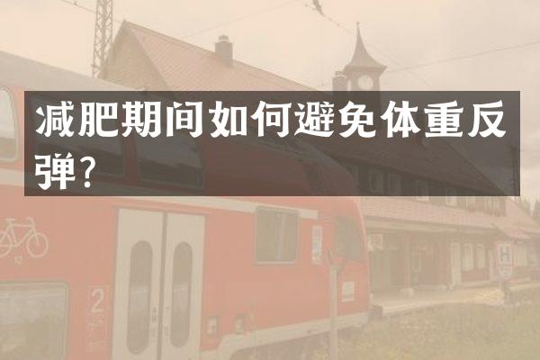 减肥期间如何避免体重反弹？