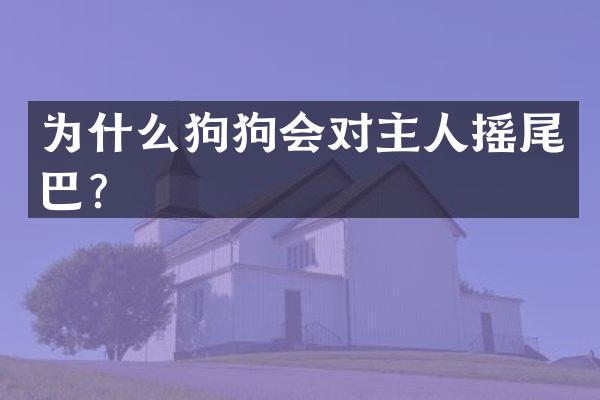 为什么狗狗会对主人摇尾巴？