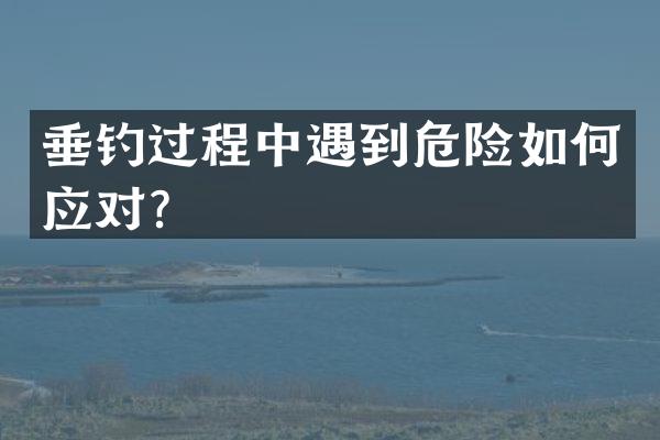 垂钓过程中遇到危险如何应对？