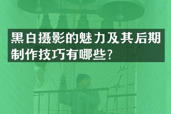 黑白摄影的魅力及其后期制作技巧有哪些？