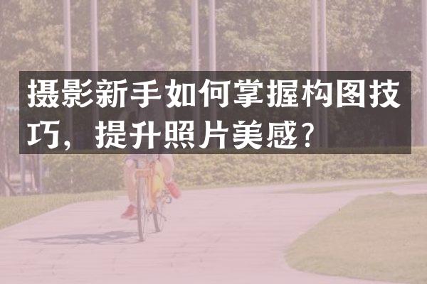摄影新手如何掌握构图技巧，提升照片美感？