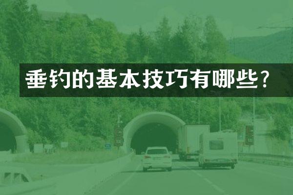 垂钓的基本技巧有哪些？