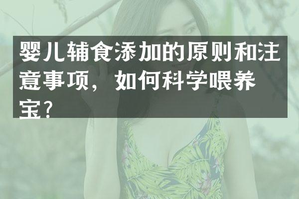 婴儿辅食添加的原则和注意事项，如何科学喂养宝宝？