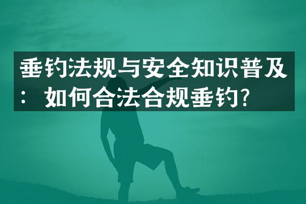 垂钓法规与安全知识普及：如何合法合规垂钓？