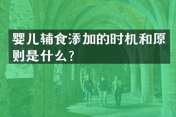 婴儿辅食添加的时机和原则是什么？