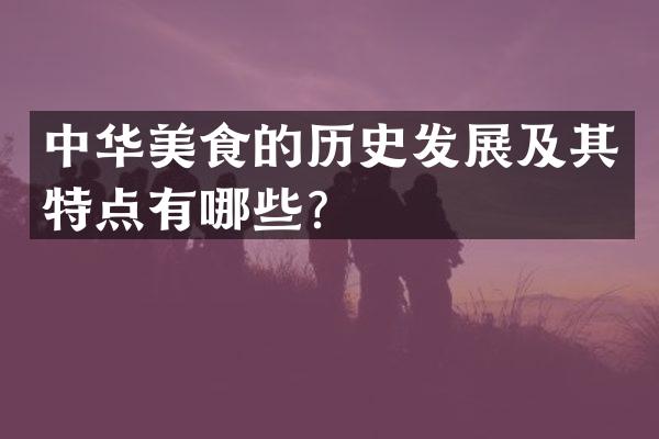 中华美食的历史发展及其特点有哪些？
