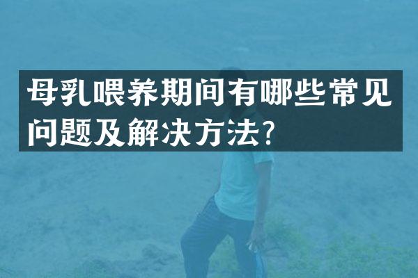 母乳喂养期间有哪些常见问题及解决方法？