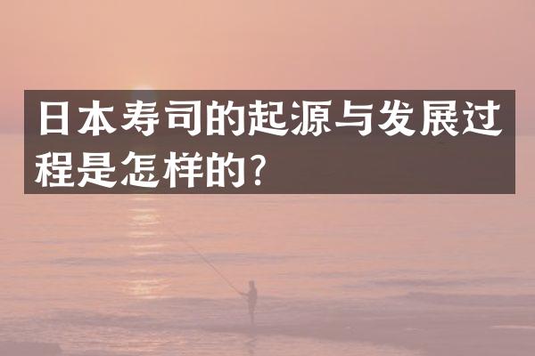 日本寿司的起源与发展过程是怎样的？